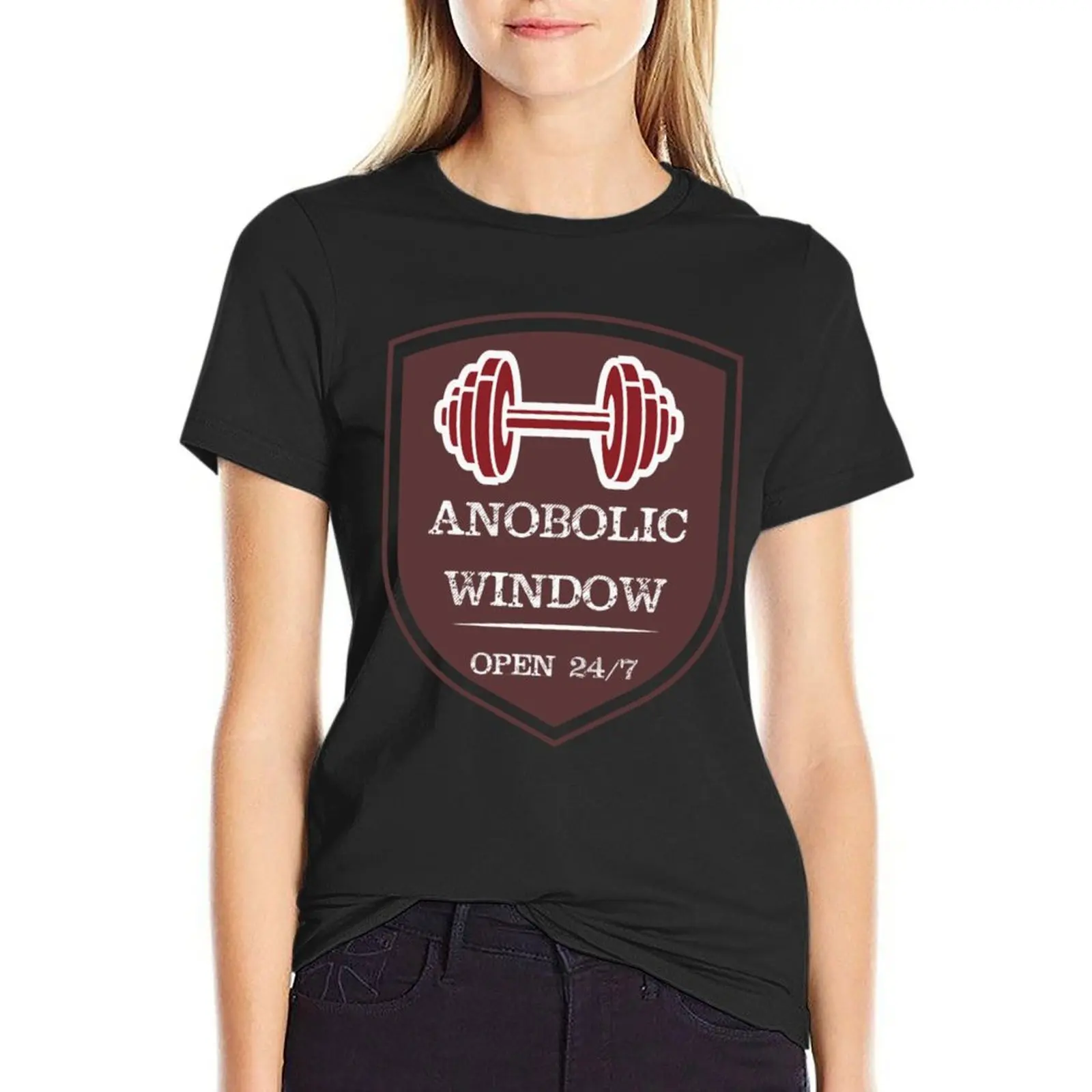 ANABOLIC WINDOW GYM FITNESS T-Shirt funny anime clothes kawaii clothes ariat shirts for Women
ANABOLIC WINDOW GYM FITNESS T-Shirt funny anime clothes kawaii clothes ariat shirts for Women