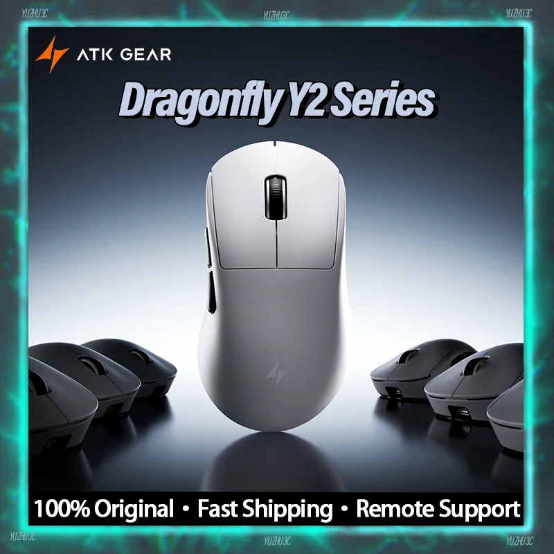 ATK Dragonfly Y9 Gaming Mouse Pixart3950 Ultra Sensor 54L15 8T8R 8K Dongle Tech 8kHz Low Latency Wireless 800mAh Optical Switch
ATK Dragonfly Y9 Gaming Mouse Pixart3950 Ultra Sensor 54L15 8T8R 8K Dongle Tech 8kHz Low Latency Wireless 800mAh Optical Switch