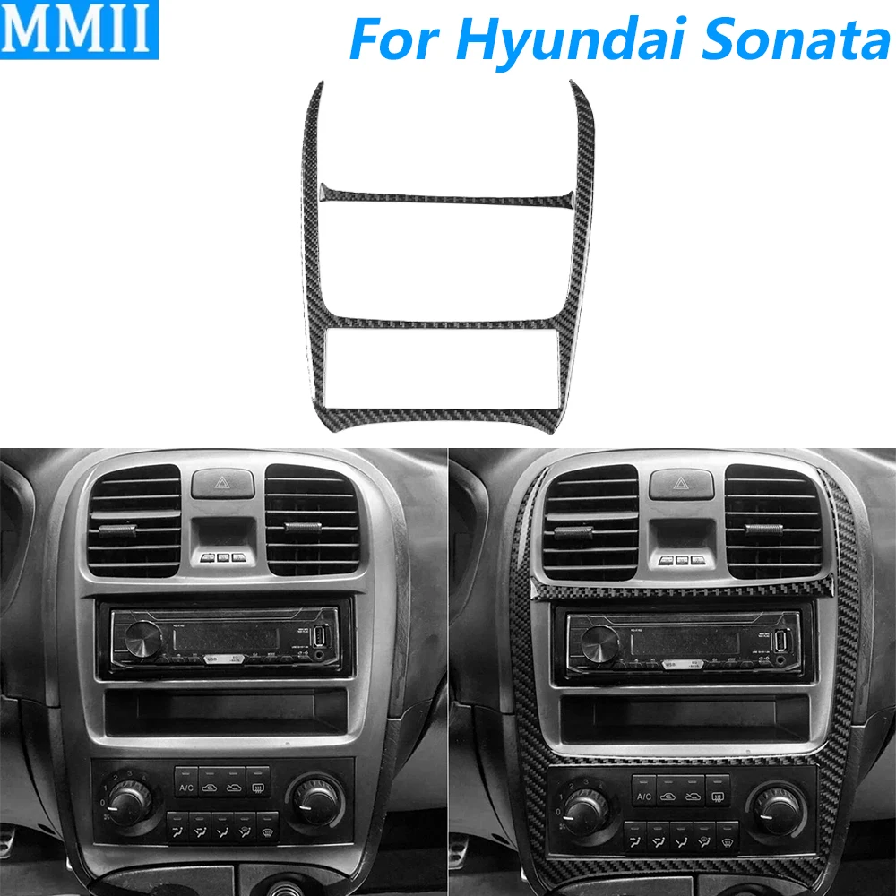 For Hyundai Sonata 5th 2002-2005 Carbon Fiber Center Console Air Conditioning AC Radio CD Frame Cover Car Accessories Sticker
For Hyundai Sonata 5th 2002-2005 Carbon Fiber Center Console Air Conditioning AC Radio CD Frame Cover Car Accessories Sticker
