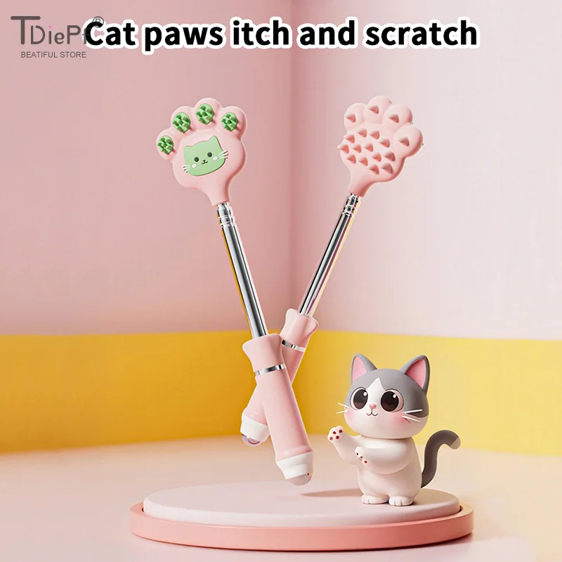 1*Stainless Steel Stretchable Itchy Scratch Cuet Cat Paw Scratcher With Magnetic Ball Telescopic Back Scratch Tool Point Massage
1*Stainless Steel Stretchable Itchy Scratch Cuet Cat Paw Scratcher With Magnetic Ball Telescopic Back Scratch Tool Point Massage