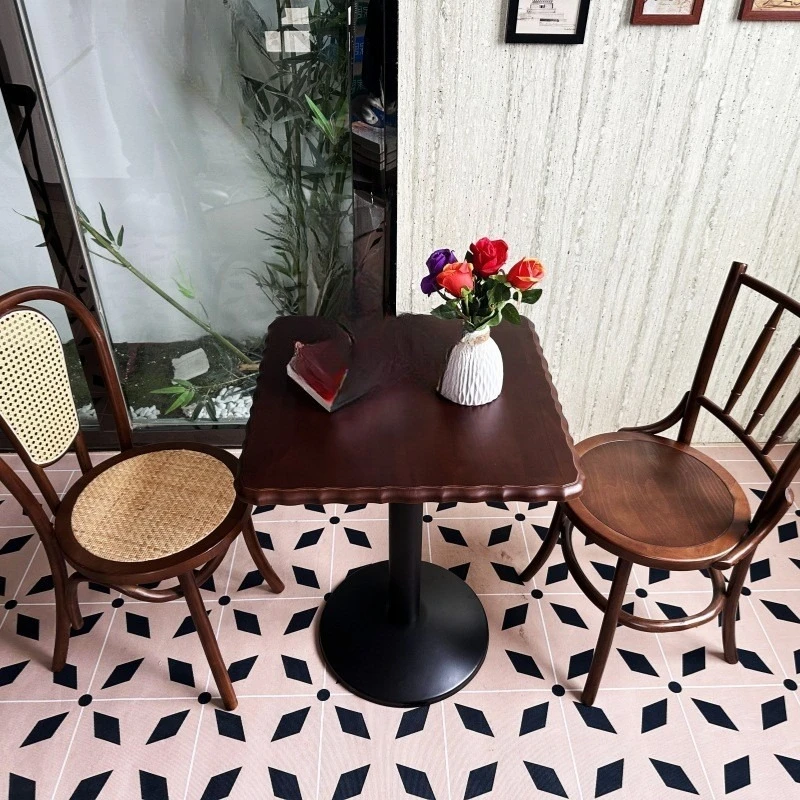 simple western restaurant square table round table 60CM American commercial hotel dining chair cafe solid wood chair table
simple western restaurant square table round table 60CM American commercial hotel dining chair cafe solid wood chair table