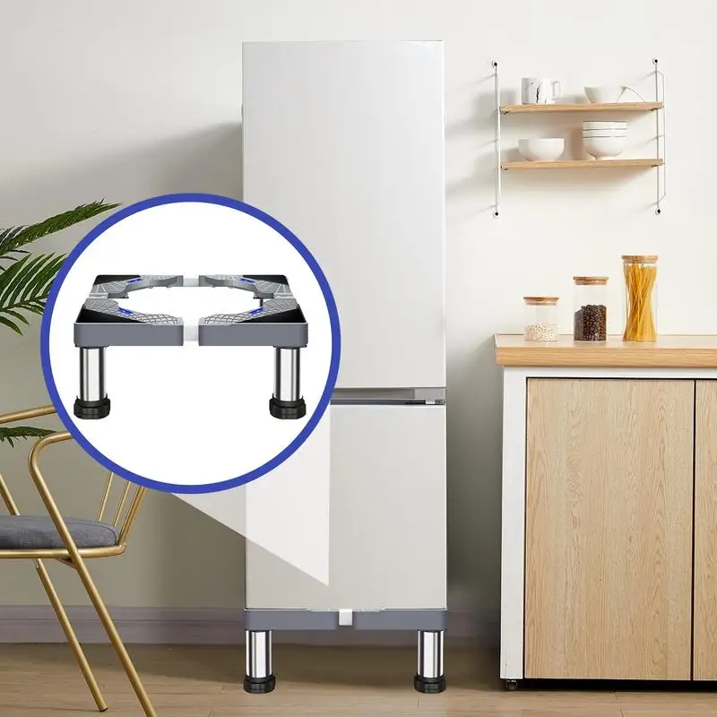 Washing Machine Stand Stainless Steel Dryer Stand Adjustable Washer Dryer Pedestal With 4 Strong Feet for Home Appliance
Washing Machine Stand Stainless Steel Dryer Stand Adjustable Washer Dryer Pedestal With 4 Strong Feet for Home Appliance