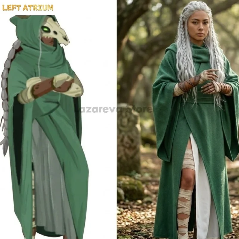 Game Slay The Spire The Silent Huntress Cosplay Full costumes SetsFull Costumes Sets Robe Green Outfits Halloween Men Women Out
Game Slay The Spire The Silent Huntress Cosplay Full costumes SetsFull Costumes Sets Robe Green Outfits Halloween Men Women Out