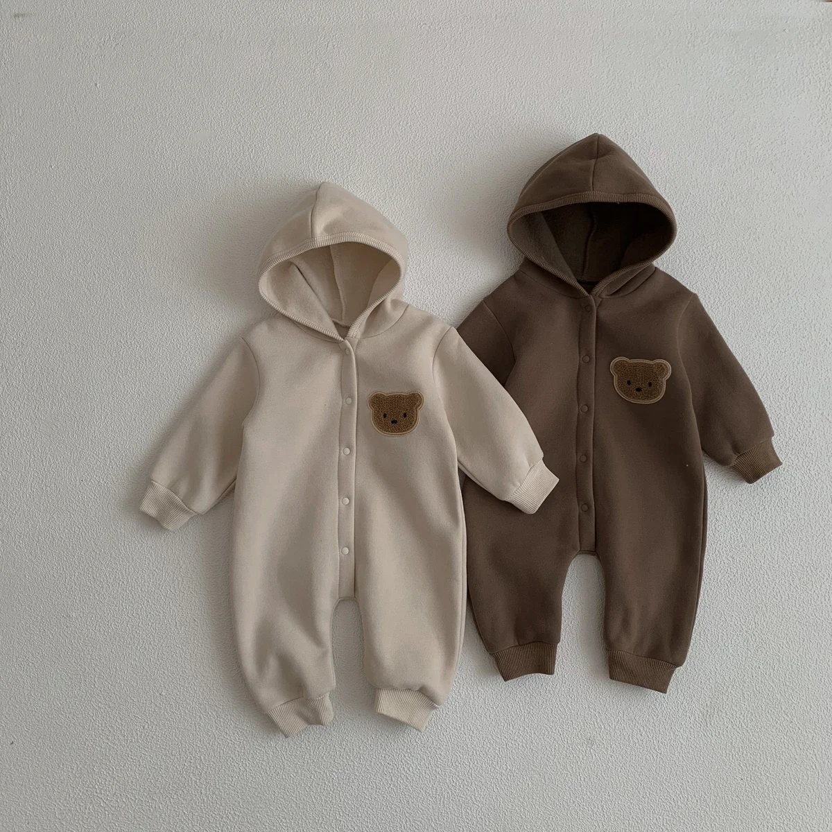 Ready Stock Newborn Baby Clothes Winter Baby Jumpsuit Bear Cute Hooded Baby Bodysuit Warm 0-2 Years Old
Ready Stock Newborn Baby Clothes Winter Baby Jumpsuit Bear Cute Hooded Baby Bodysuit Warm 0-2 Years Old