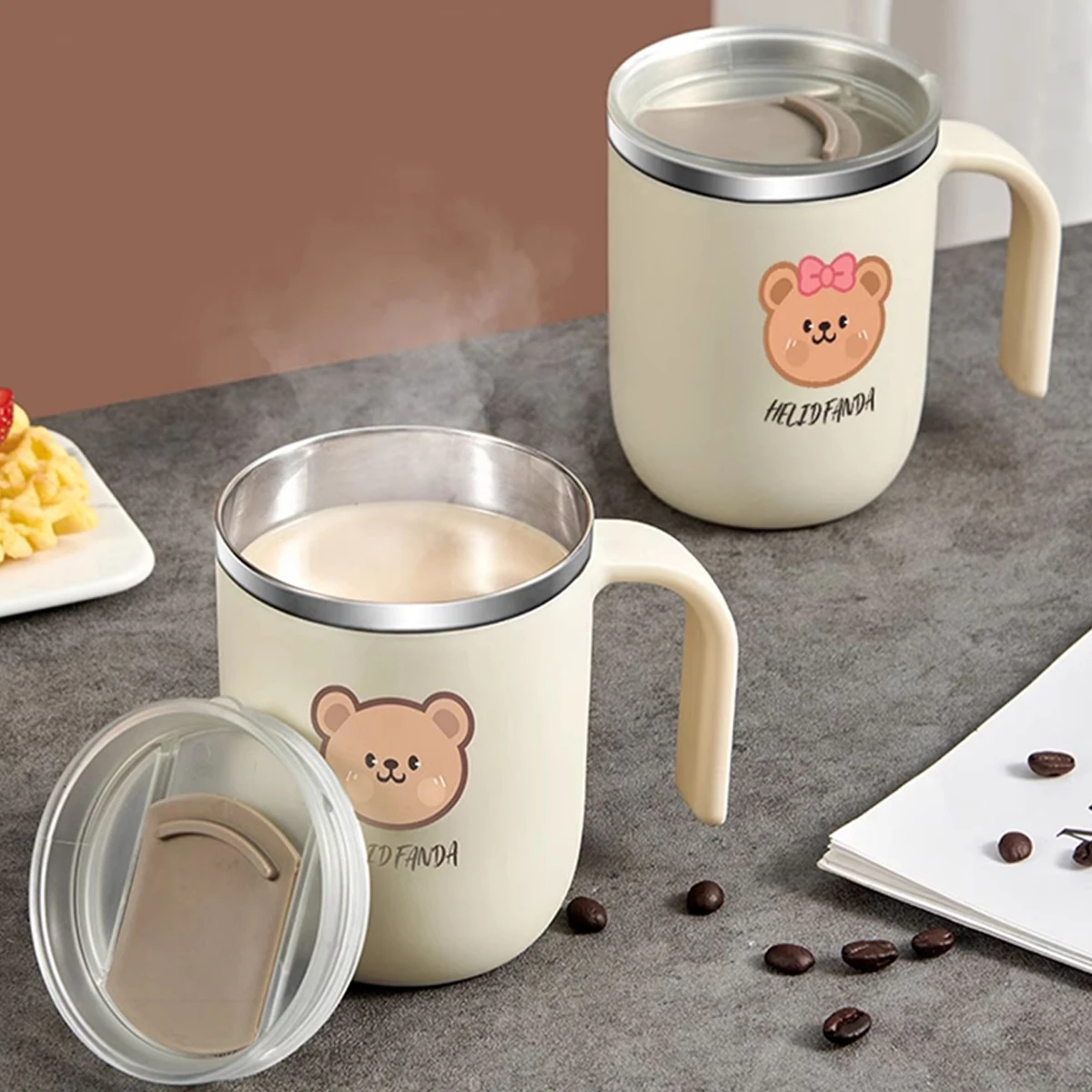 WORTHBUY 400ML Coffee Cup Double Layer Anti Scalding 304 Stainless Steel Drinking Mug Tumbler Portable Thermos Water Cups
WORTHBUY 400ML Coffee Cup Double Layer Anti Scalding 304 Stainless Steel Drinking Mug Tumbler Portable Thermos Water Cups