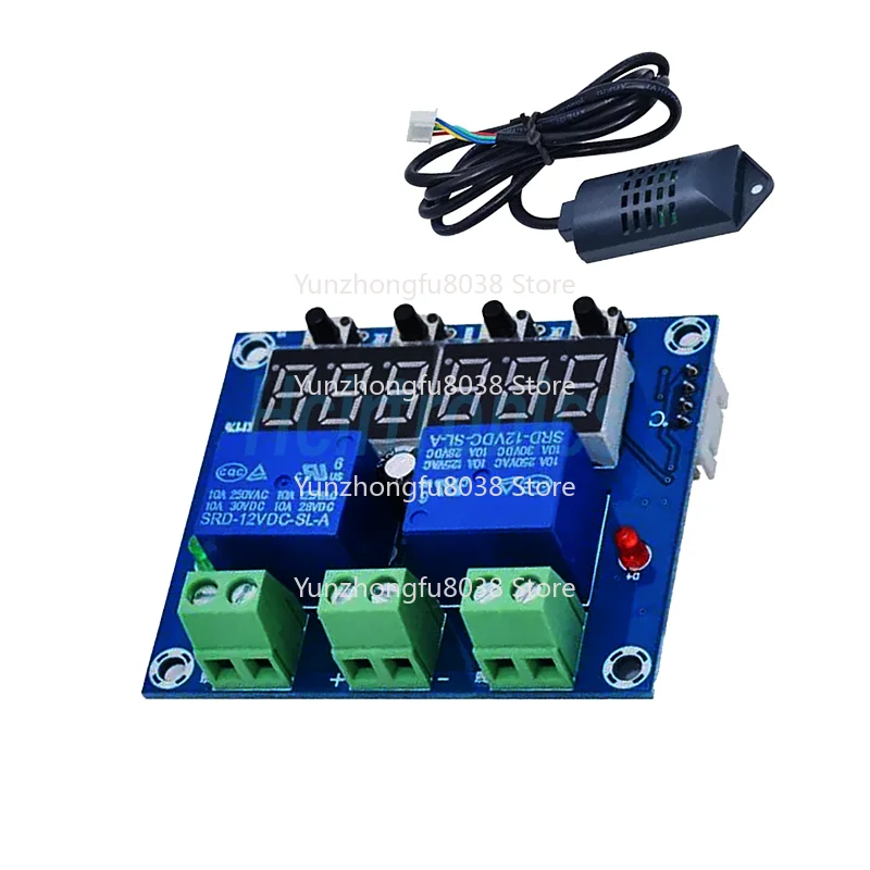 XH-M452 Humidity Light Emitting Diode Digital Thermostat Humidity Regulator DC 12v Household Temperature and Humidity Controller
XH-M452 Humidity Light Emitting Diode Digital Thermostat Humidity Regulator DC 12v Household Temperature and Humidity Controller