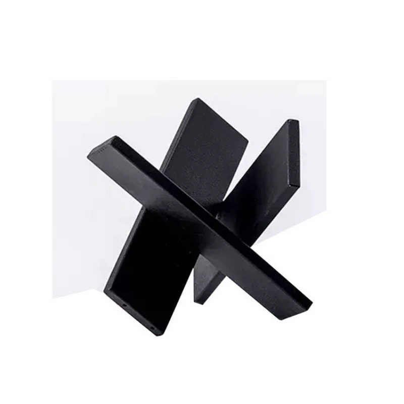Modern simple metal black sandblasted cross-folding ornaments, soft decoration for sample cabinets
Modern simple metal black sandblasted cross-folding ornaments, soft decoration for sample cabinets
