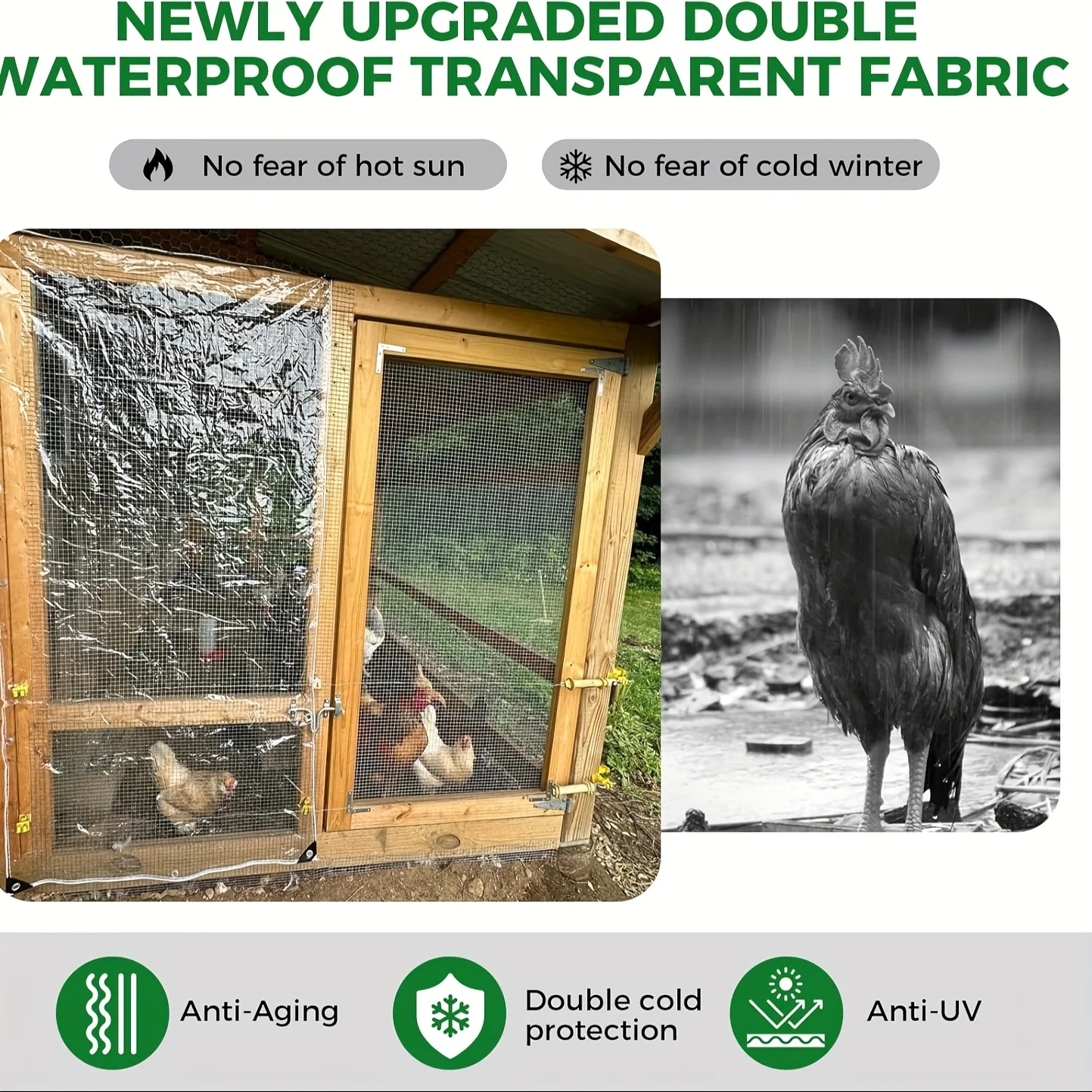 High-Transmittance Heavy-Duty Windproof and Waterproof Tarpaulin, Made of Thickened Material for Long-Lasting Durability! It Is
High-Transmittance Heavy-Duty Windproof and Waterproof Tarpaulin, Made of Thickened Material for Long-Lasting Durability! It Is