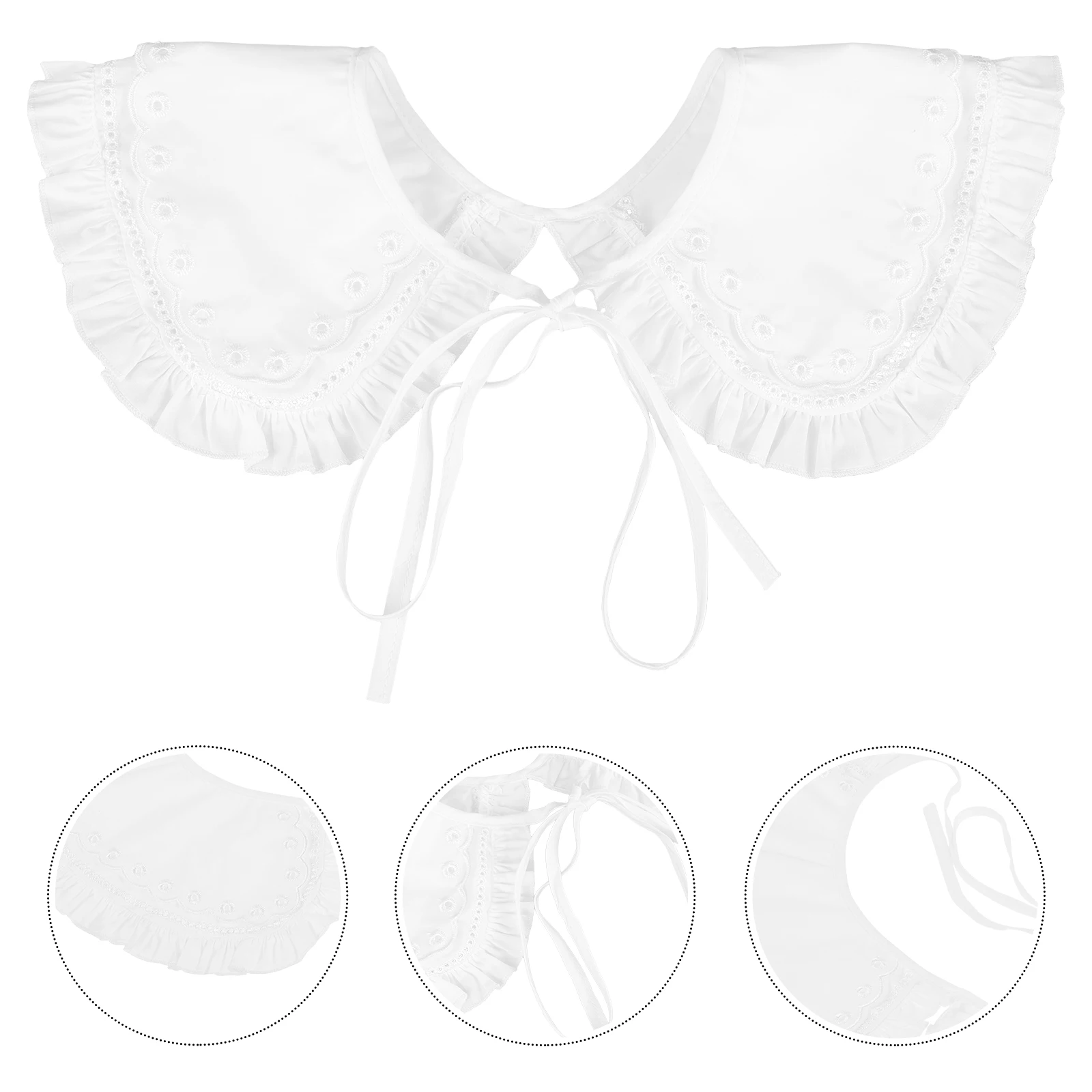 Women'S Fake Detachable Collar Shawl Fabric Shirt Collar False Lightweight Breathable Comfortable Fashion Accessory
Women'S Fake Detachable Collar Shawl Fabric Shirt Collar False Lightweight Breathable Comfortable Fashion Accessory