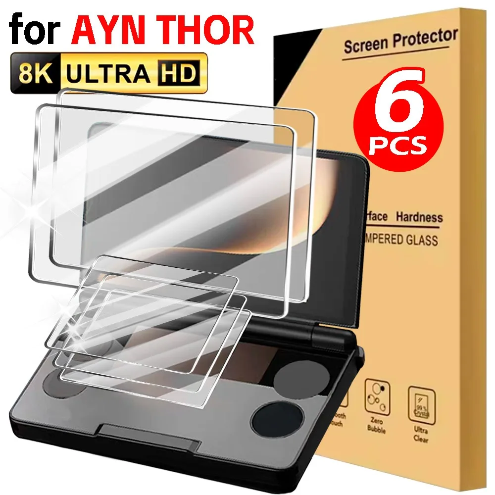 For AYN THOR Game Console 9H Tempered Glass Screen Protectors Anti-scratch for THOR Dual HD Clear Screen Protective Film 1-6PCS
For AYN THOR Game Console 9H Tempered Glass Screen Protectors Anti-scratch for THOR Dual HD Clear Screen Protective Film 1-6PCS