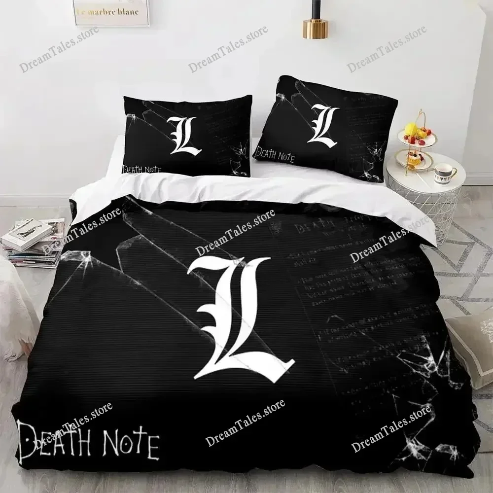 New Death Note Bedding Set Single Twin Full Queen King Size Bed Set Adult Kid Bedroom Duvet Cover Sets 3D Print Game Anime741
New Death Note Bedding Set Single Twin Full Queen King Size Bed Set Adult Kid Bedroom Duvet Cover Sets 3D Print Game Anime741