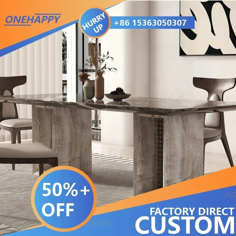 Any Size Custom Wabi Sabi Venetian Natural Marble Dining Table Resistant Stain Proof Luxury Villa Household Dining Furniture
Any Size Custom Wabi Sabi Venetian Natural Marble Dining Table Resistant Stain Proof Luxury Villa Household Dining Furniture