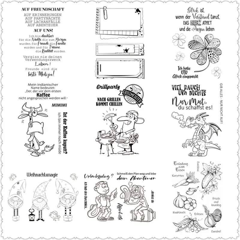2022 New DIY Sellos For Scrapbooking German Version Clear Stamps Card Making Christmas Dinosaur Fish Stamp Account Craft Set
2022 New DIY Sellos For Scrapbooking German Version Clear Stamps Card Making Christmas Dinosaur Fish Stamp Account Craft Set