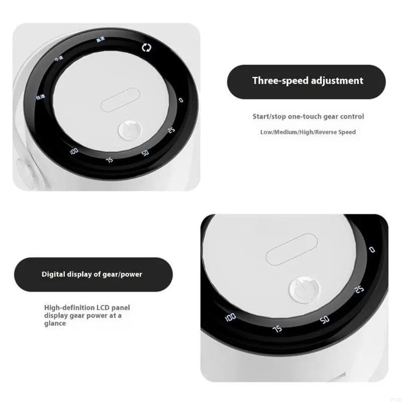 77JF Body Exfoliator Brush 2Speed Setting Rechargeable Long Handle For Back Cleansing
77JF Body Exfoliator Brush 2Speed Setting Rechargeable Long Handle For Back Cleansing