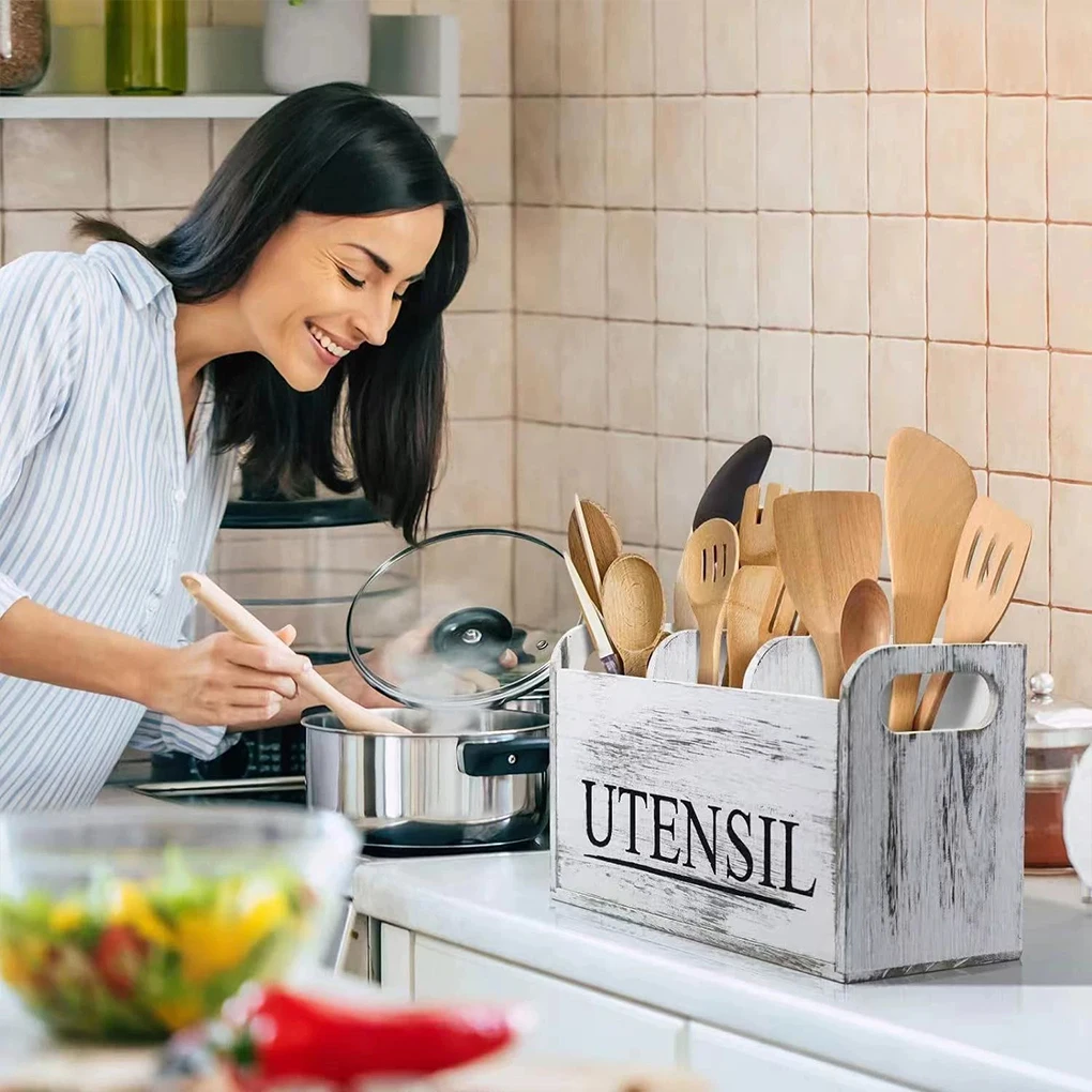Cutlery Organizer Wooden ForUtensil Holder Kitchen Dining Rooms Terraces Kitchen ForUtensil Holder Style 2
Cutlery Organizer Wooden ForUtensil Holder Kitchen Dining Rooms Terraces Kitchen ForUtensil Holder Style 2