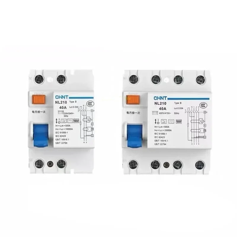 Автоматический выключатель CHINT с защитой от утечки NL210 B Тип Новая энергия 1P + N 2P 3P + N 4P RCCB RCBO Оригинальный продукт
Автоматический выключатель CHINT с защитой от утечки NL210 B Тип Новая энергия 1P + N 2P 3P + N 4P RCCB RCBO Оригинальный продукт