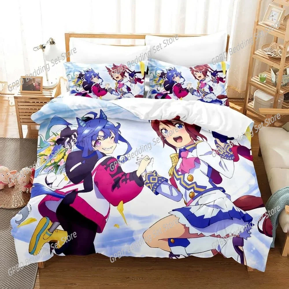3D Kawii Girls Uma Musume Pretty Derby Комплект постельного белья Single Twin Full Queen King Size Комплект постельного белья для взрослых и детей Наборы пододеяльников для спальни
3D Kawii Girls Uma Musume Pretty Derby Комплект постельного белья Single Twin Full Queen King Size Комплект постельного белья для взрослых и детей Наборы пододеяльников для спальни