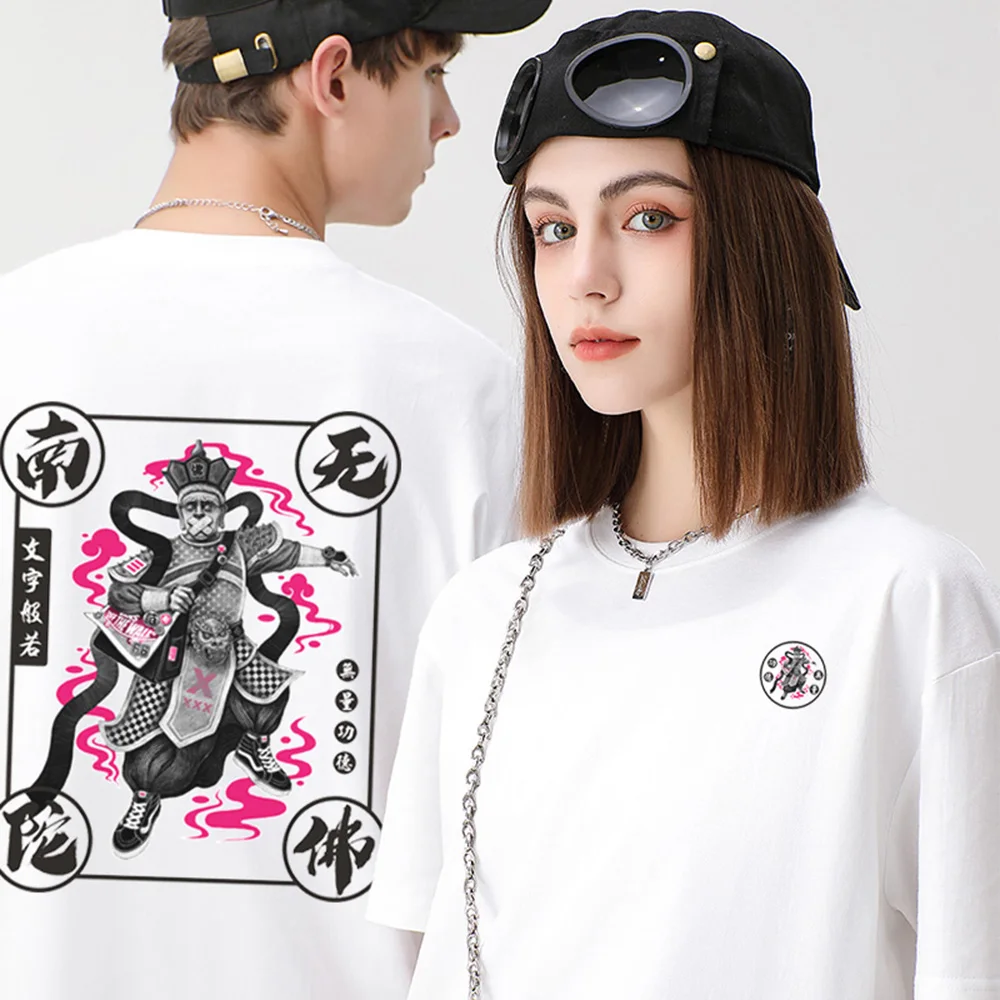 Original Design Trendy 100%Pure Cotton White T-shirt Men's and Women's,God Buddha Statue Print Prayer for Good Luck
Original Design Trendy 100%Pure Cotton White T-shirt Men's and Women's,God Buddha Statue Print Prayer for Good Luck