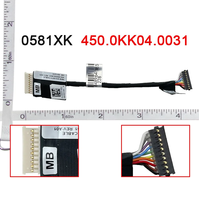 Новый аккумуляторный кабель для ноутбуков Dell Inspiron 5400 5401 5402 5405 5406 5409 7405 5501 5502 5505 5509 E3401 0581XK 450.0KK04.0031
Новый аккумуляторный кабель для ноутбуков Dell Inspiron 5400 5401 5402 5405 5406 5409 7405 5501 5502 5505 5509 E3401 0581XK 450.0KK04.0031