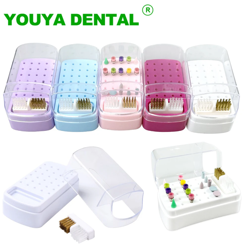 Dental Bur Holder With Brush 30 Holes Plastic Burs Drill Diamond Endo File Placement Case Block Dentistry Dentist Instruments
Dental Bur Holder With Brush 30 Holes Plastic Burs Drill Diamond Endo File Placement Case Block Dentistry Dentist Instruments