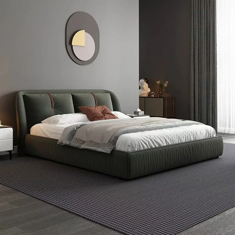 Nordic modern technology cloth free dismantling and washing luxury fabric bed simple Internet celebrity master bedroom double 1.
Nordic modern technology cloth free dismantling and washing luxury fabric bed simple Internet celebrity master bedroom double 1.