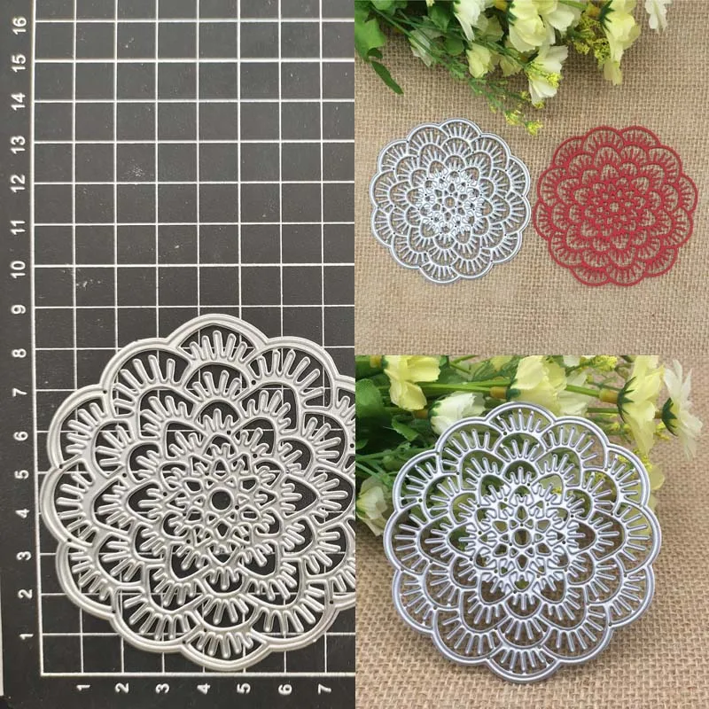 Flower Doily Metal Cutting Dies Stencil Scrapbook Album Stamp Paper Card Embossing Decor Craft Knife Mould
Flower Doily Metal Cutting Dies Stencil Scrapbook Album Stamp Paper Card Embossing Decor Craft Knife Mould