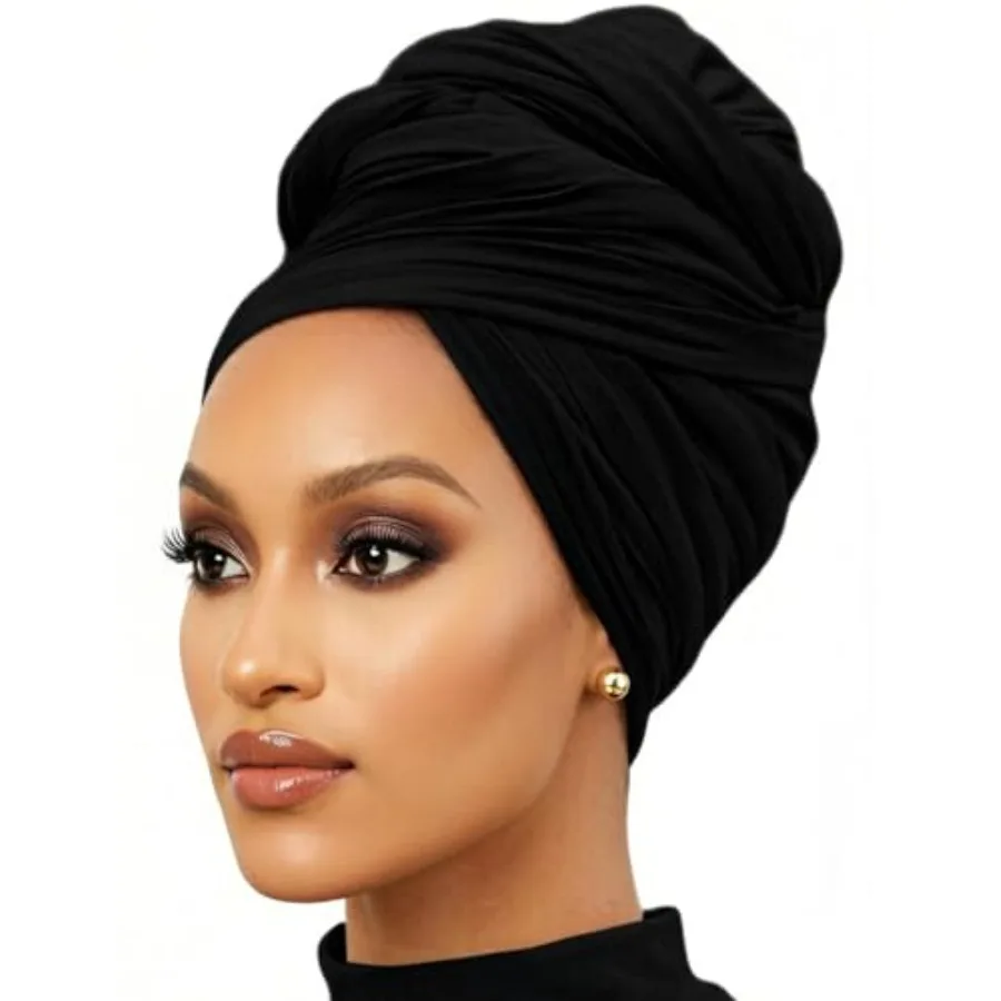 Head Wraps for Black Women Stretch Headwraps Large Hair Wraps Hijab Scarves for Muslim Head Scarf Turban Headbands
Head Wraps for Black Women Stretch Headwraps Large Hair Wraps Hijab Scarves for Muslim Head Scarf Turban Headbands