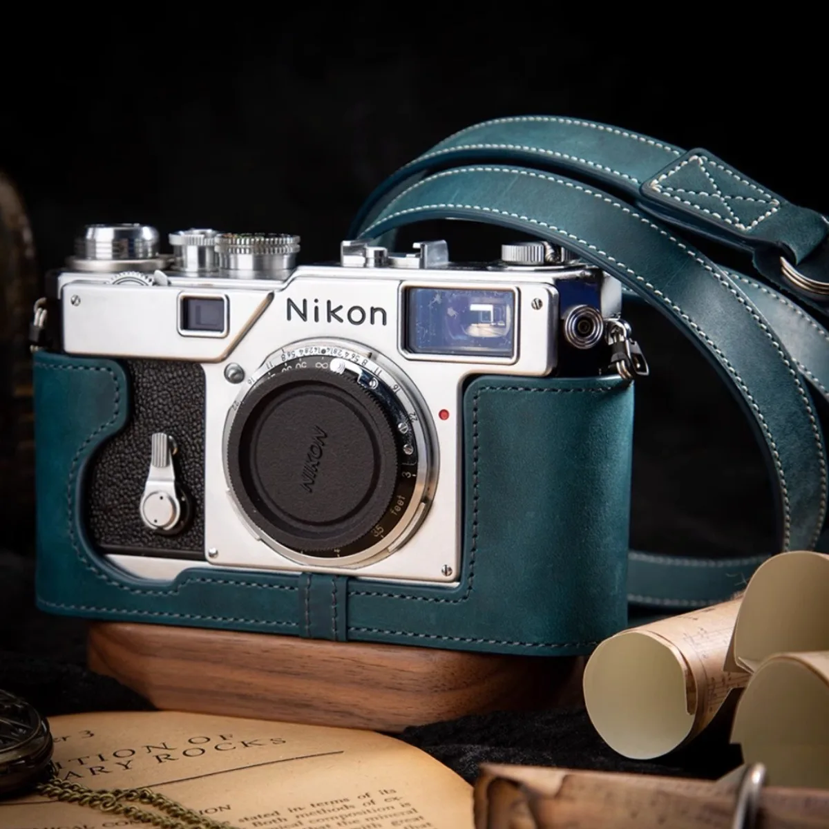 Genuine Leather Camera Half Case Cover Bag Protective Base Neck Belt Shoulder Strap for Nikon S3/SP Photography Accessories
Genuine Leather Camera Half Case Cover Bag Protective Base Neck Belt Shoulder Strap for Nikon S3/SP Photography Accessories