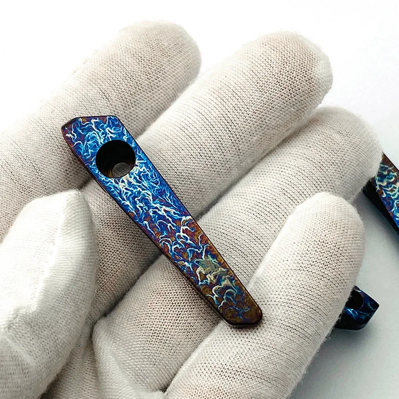 1pc Craquelure Pattern Knife Titanium Fully Milled Pocket Clip Back Clamp For Strider SNG SMF Knives DIY Make Accessory Parts
1pc Craquelure Pattern Knife Titanium Fully Milled Pocket Clip Back Clamp For Strider SNG SMF Knives DIY Make Accessory Parts