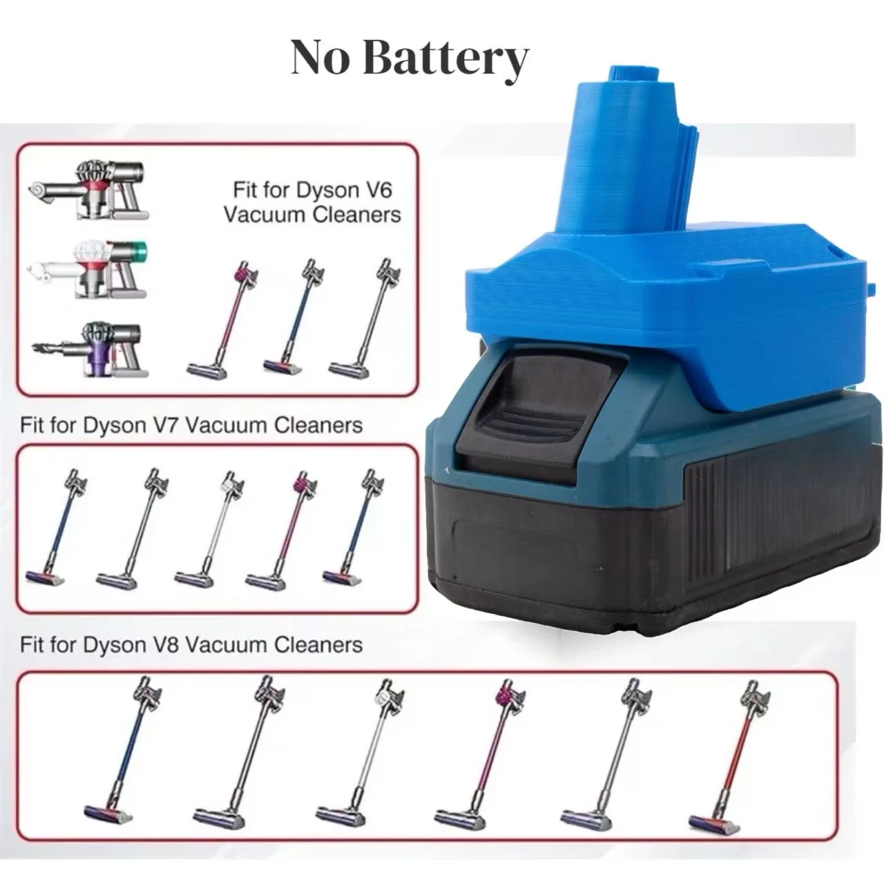 for Dyson V6 V7 V8 Vacuum Cleaner Tool to Hercules 20V Lithium Battery Adapter
for Dyson V6 V7 V8 Vacuum Cleaner Tool to Hercules 20V Lithium Battery Adapter