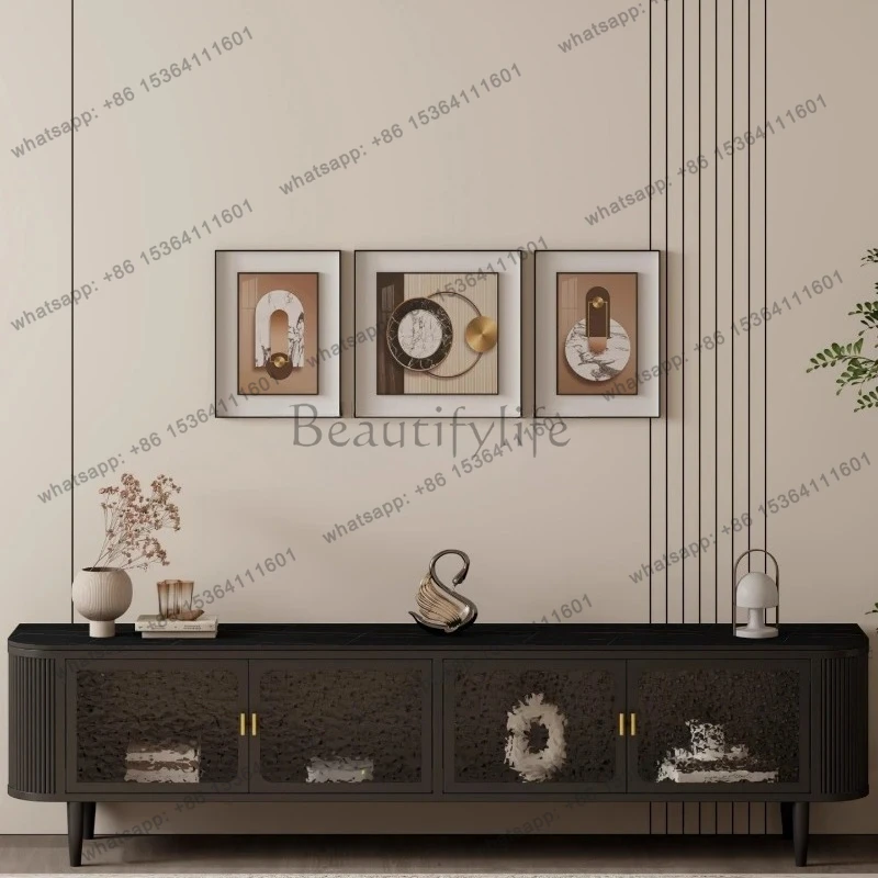 light luxury TV cabinet living room household small apartment floor TV cabinet glass cabinet metal
light luxury TV cabinet living room household small apartment floor TV cabinet glass cabinet metal