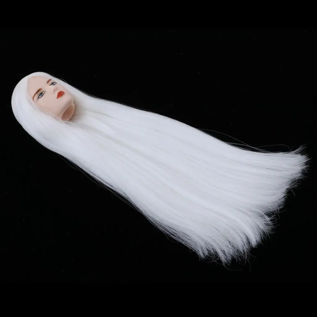 White Plastic BJD Boy Doll Head Sculpt with Wig Male Action Figure Part for 1 6 Ball Jointed Dolls and DIY Projects
White Plastic BJD Boy Doll Head Sculpt with Wig Male Action Figure Part for 1 6 Ball Jointed Dolls and DIY Projects