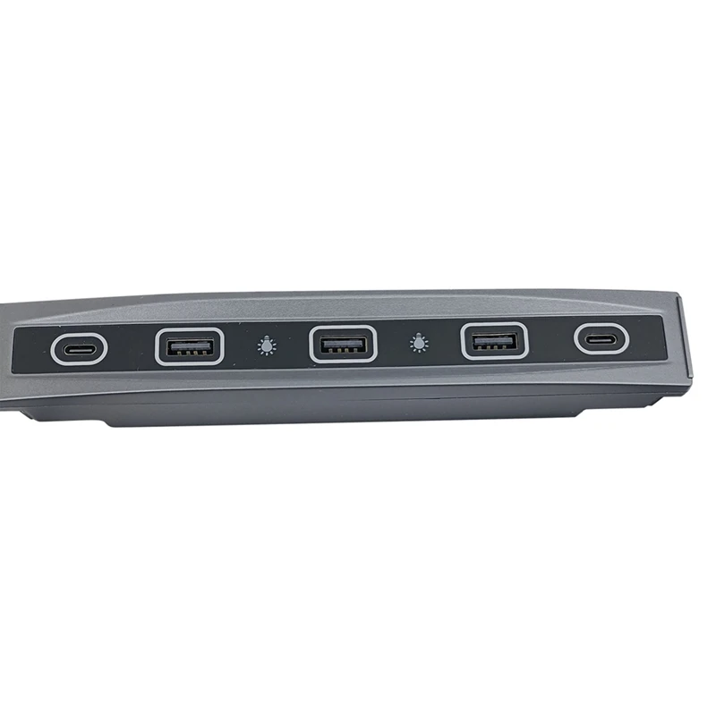 5 In 1 Docking Station 36W Quick Charger USB Shunt Hub Car Adapter Powered Splitter With LED Light For Tesla Model 3/Y
5 In 1 Docking Station 36W Quick Charger USB Shunt Hub Car Adapter Powered Splitter With LED Light For Tesla Model 3/Y