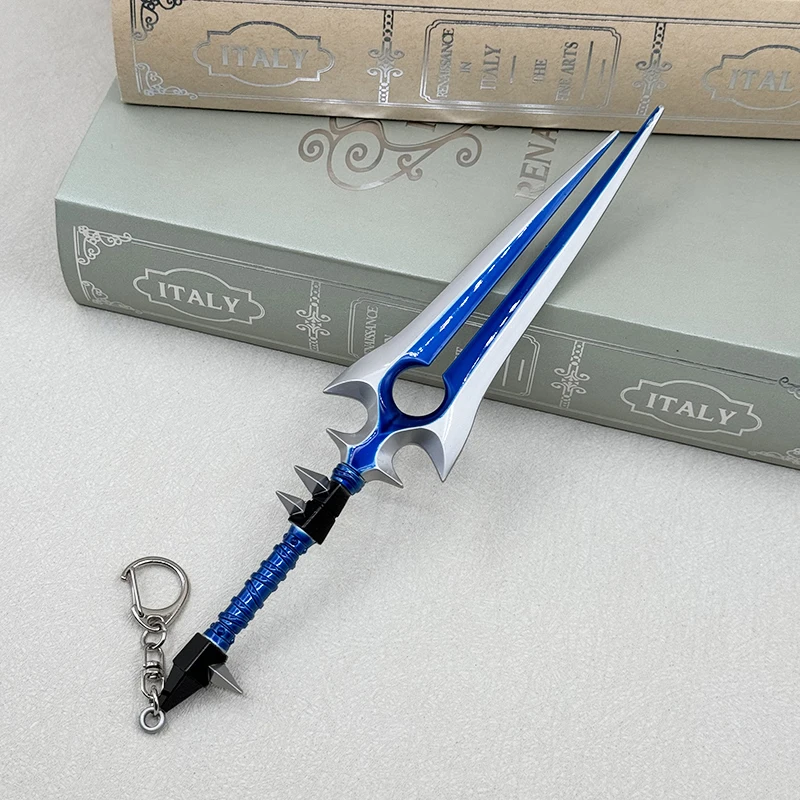 21cm Thunderfury, Blessed Blade of the Windseeker Prince Thunderaan Game Peripherals 1:6 Metal Sword Weapon Models Home Ornament
21cm Thunderfury, Blessed Blade of the Windseeker Prince Thunderaan Game Peripherals 1:6 Metal Sword Weapon Models Home Ornament
