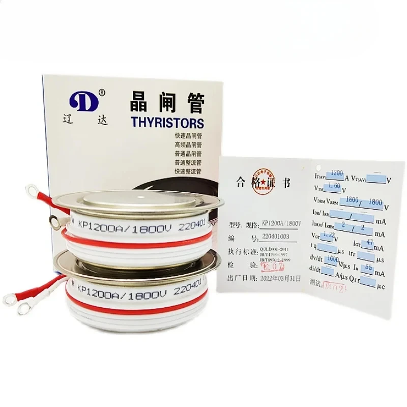 High power Liaoda KP300A-1500A electric furnace rectifier thyristor soft start thyristor Y35-Y60 flat plate
High power Liaoda KP300A-1500A electric furnace rectifier thyristor soft start thyristor Y35-Y60 flat plate