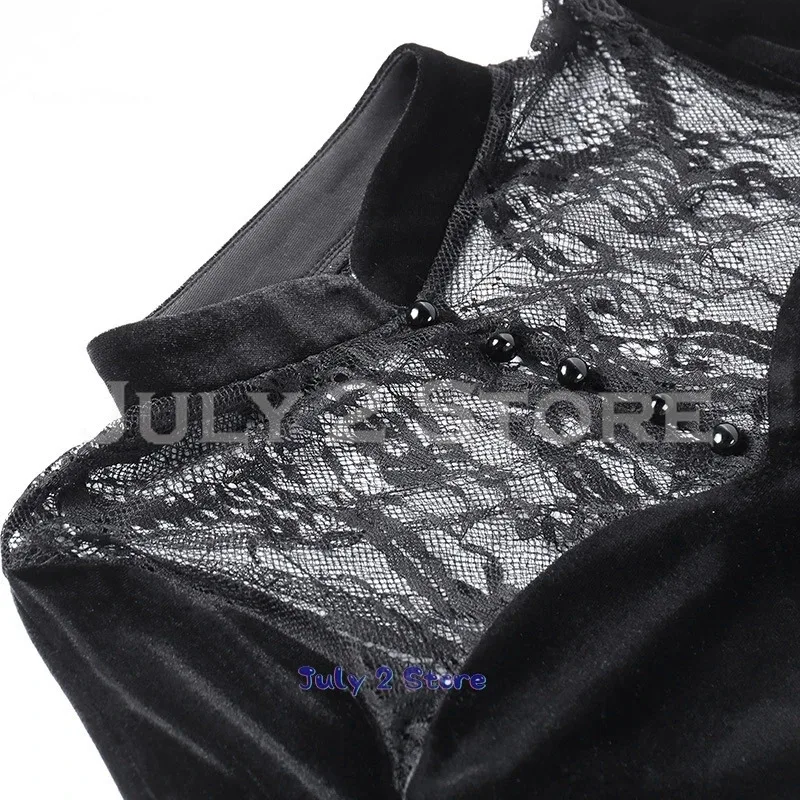 asdh8@Halloween Gothic Women dress Witch Long Sleeve High Waist Dresses Black Gyaru Egirl Sexy Slim Party Club Lace 2025
asdh8@Halloween Gothic Women dress Witch Long Sleeve High Waist Dresses Black Gyaru Egirl Sexy Slim Party Club Lace 2025