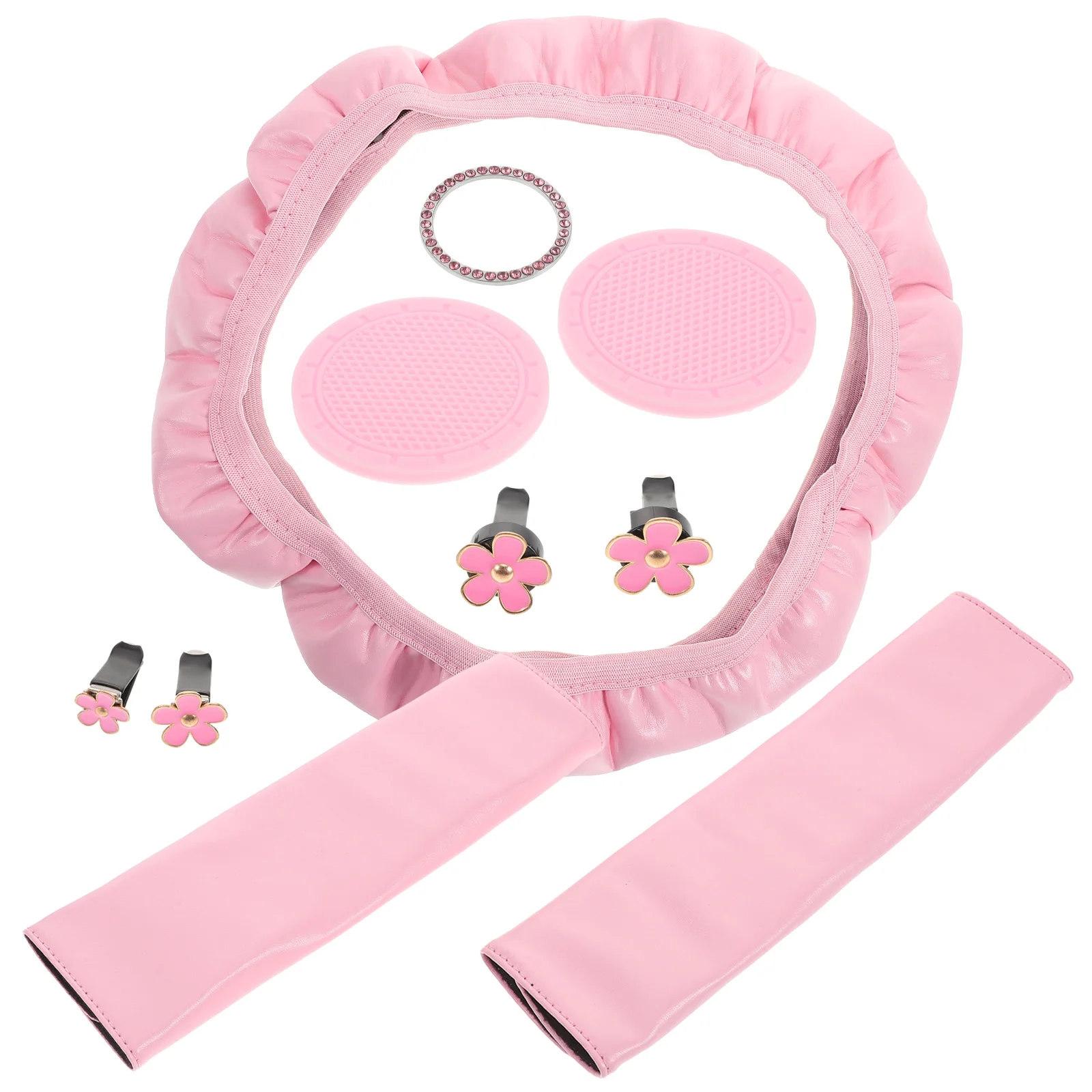 1 set Steering Wheel Cover Car Accessories Set Ergonomic Handle Gloves Cute Interior Decor For Women Men Universal Fit Aesthetic
1 set Steering Wheel Cover Car Accessories Set Ergonomic Handle Gloves Cute Interior Decor For Women Men Universal Fit Aesthetic