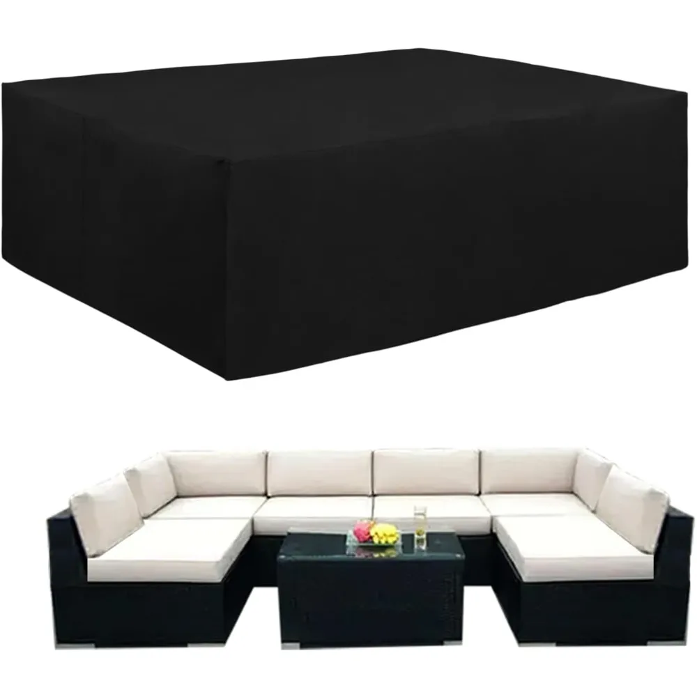 Сверхмощный чехол для мебели для патио, уличный прямоугольный набор столов и стульев, водонепроницаемый секционный 110x84x28, черный
Сверхмощный чехол для мебели для патио, уличный прямоугольный набор столов и стульев, водонепроницаемый секционный 110x84x28, черный