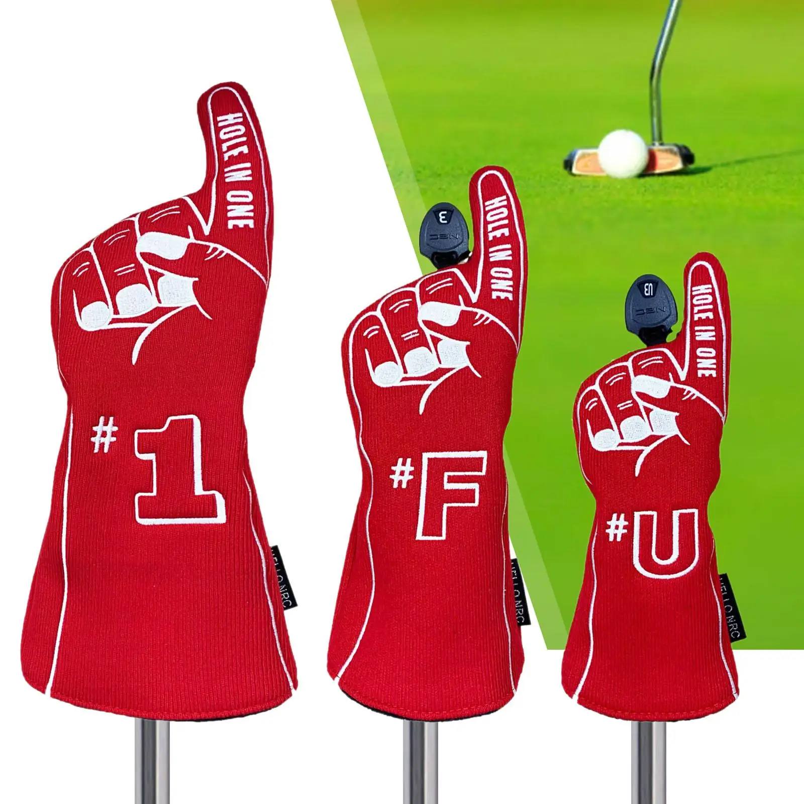 Knitted Golf Club Head Covers for Golf Bag Women Men Durable Wood Headcover
Knitted Golf Club Head Covers for Golf Bag Women Men Durable Wood Headcover