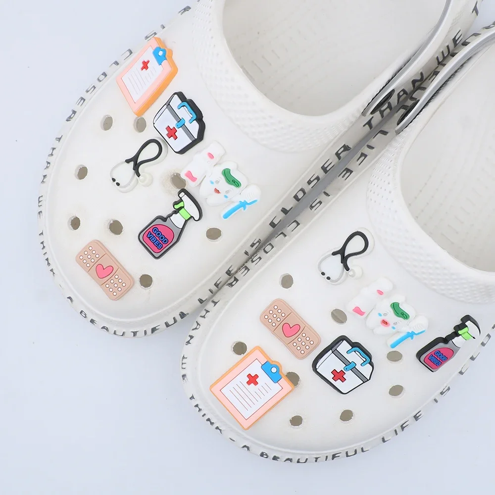 1 Pc Cute Medical Shoe Charms Accessories Teeth Cartoon PVC Shoe Decoration Buckles Hospital Notes Pins Slipper Holiday Gifts
1 Pc Cute Medical Shoe Charms Accessories Teeth Cartoon PVC Shoe Decoration Buckles Hospital Notes Pins Slipper Holiday Gifts