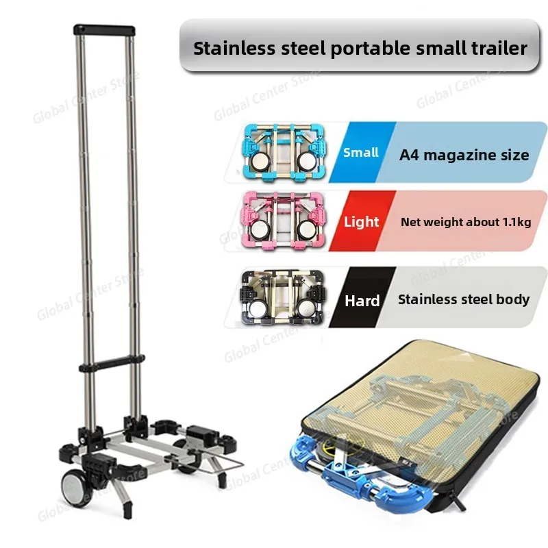 Portable Folding Hand-Pulled Op Cart Vegetable Bung Goods Very Home Use Cargo Trailer Lage Pull Bar Cart
Portable Folding Hand-Pulled Op Cart Vegetable Bung Goods Very Home Use Cargo Trailer Lage Pull Bar Cart