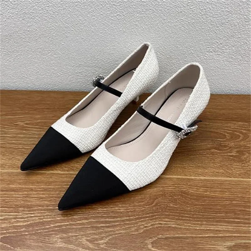 Rhinestones Buckle Shoes For Womens Pointed Toes Female Pumps High Heels Crystal Chassure Femme Mixed Colors Zapatos De Mujer
Rhinestones Buckle Shoes For Womens Pointed Toes Female Pumps High Heels Crystal Chassure Femme Mixed Colors Zapatos De Mujer