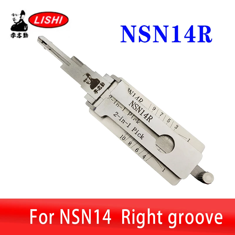 Original NSN14R LISHI 2in1 For NSN14R For Nissan Right slot key Decoder Car Door Open tool Lock Pcik tool Locksmiths tool
Original NSN14R LISHI 2in1 For NSN14R For Nissan Right slot key Decoder Car Door Open tool Lock Pcik tool Locksmiths tool