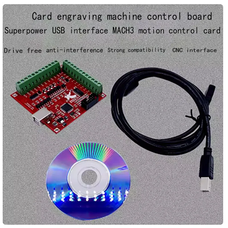 Superpower USB interface MACH3 motion control card, flying carving card, carving machine control board, CNC interface board
Superpower USB interface MACH3 motion control card, flying carving card, carving machine control board, CNC interface board