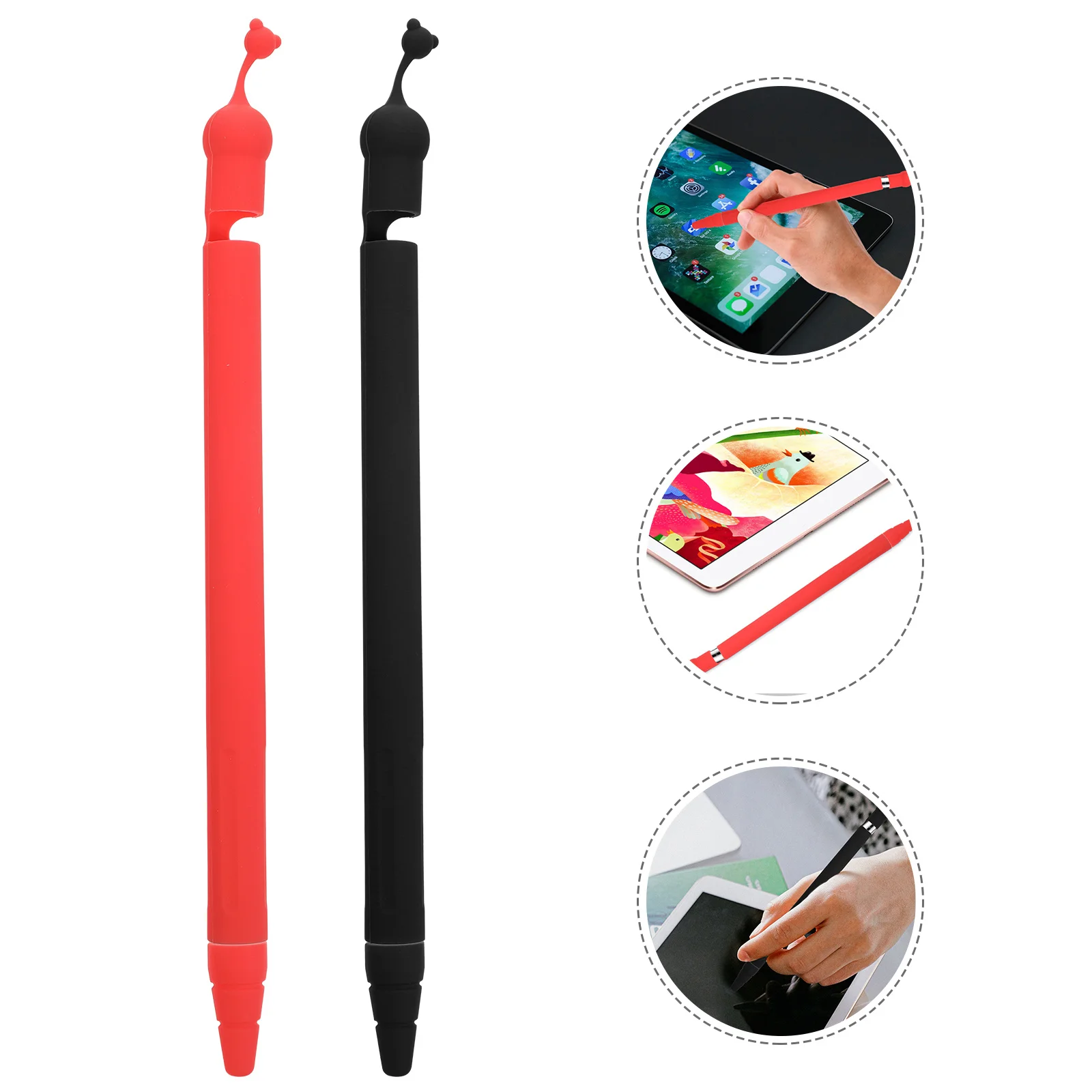 2Pcs Pencil Holder Sleeve for Pencil 1 Stylish Cartoon Cover Non-Slip Protective Sleeve Drop-Proof Design
2Pcs Pencil Holder Sleeve for Pencil 1 Stylish Cartoon Cover Non-Slip Protective Sleeve Drop-Proof Design