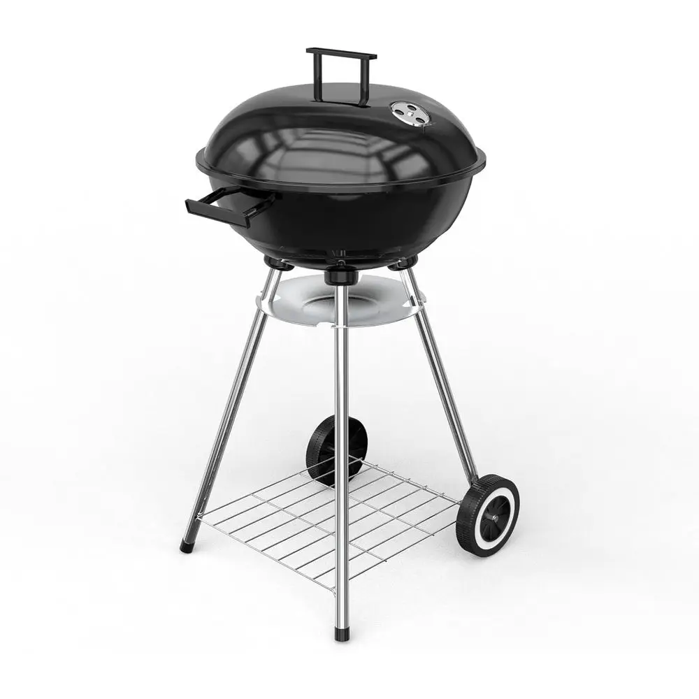 18 Inch Portable Charcoal Grill, Heavy Duty Kettle BBQ Smoker with Built-in Thermometer & Removable Water-Rinsable Ash Catcher o
18 Inch Portable Charcoal Grill, Heavy Duty Kettle BBQ Smoker with Built-in Thermometer & Removable Water-Rinsable Ash Catcher o