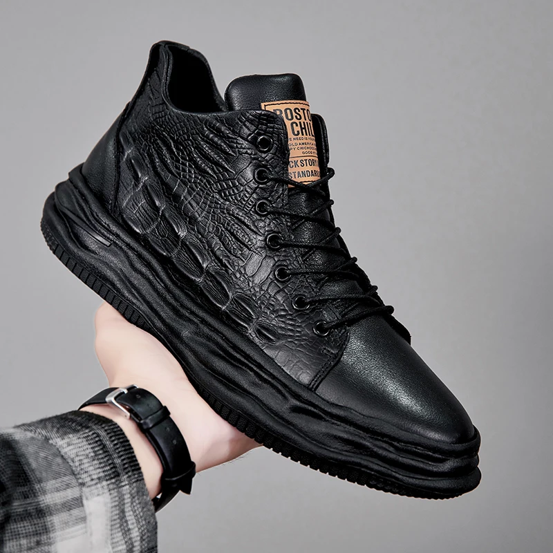 Italy Winter Boots Plus Velvet Boots High Quality High Top Men's Shoes Adult Boots Men's Business Leather Ankle Boots Snow Boots
Italy Winter Boots Plus Velvet Boots High Quality High Top Men's Shoes Adult Boots Men's Business Leather Ankle Boots Snow Boots