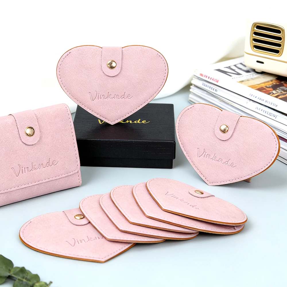 50/100Pcs Custom Logo Pink PU Leather Heart Jewelry Bag With Gold Snap Personalized Earrings Oil KeyChains Valentine's Day Gift
50/100Pcs Custom Logo Pink PU Leather Heart Jewelry Bag With Gold Snap Personalized Earrings Oil KeyChains Valentine's Day Gift