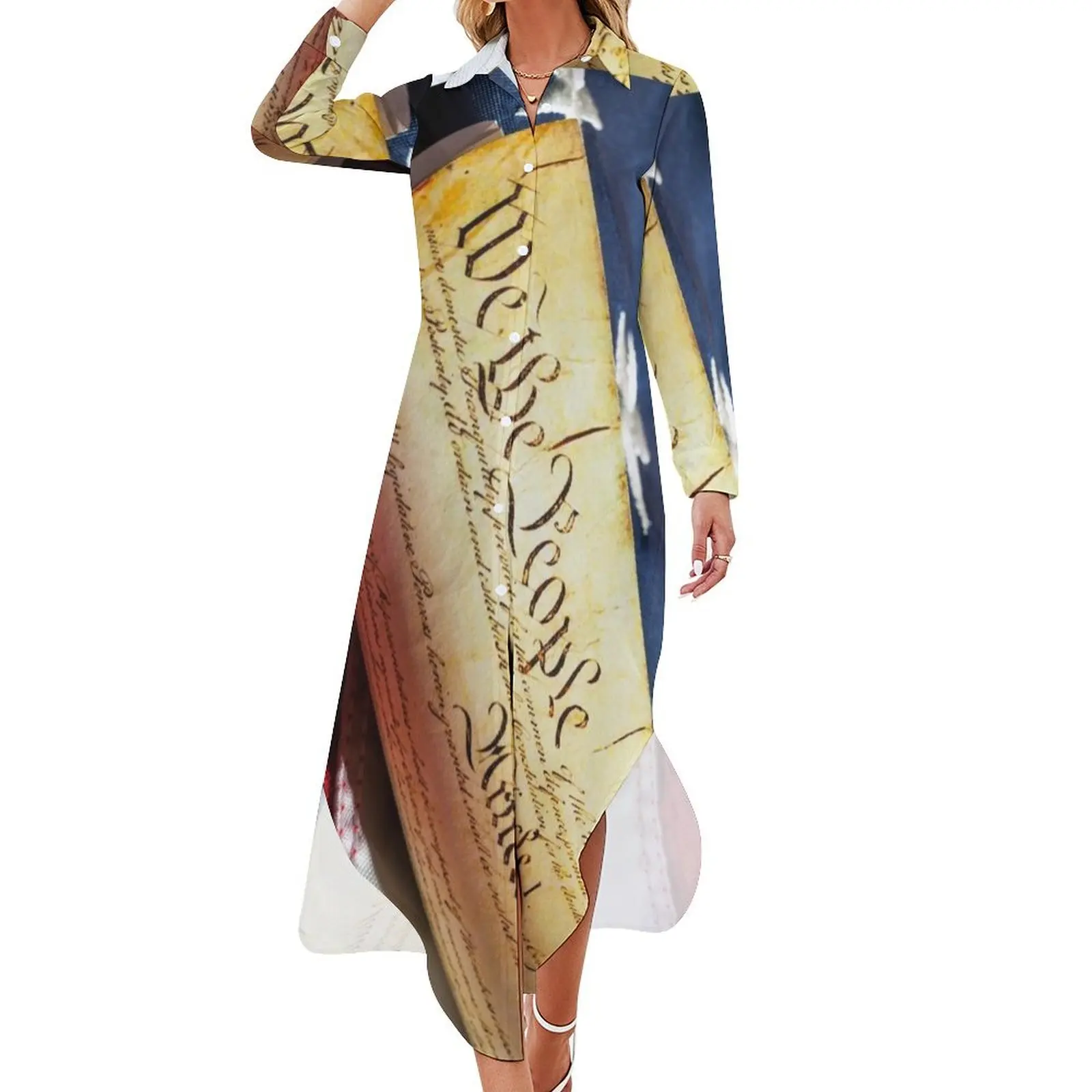 US Constitution Long Sleeved Shirt Dress summer dresses ladies 2024 women's clothing trend 2024
US Constitution Long Sleeved Shirt Dress summer dresses ladies 2024 women's clothing trend 2024