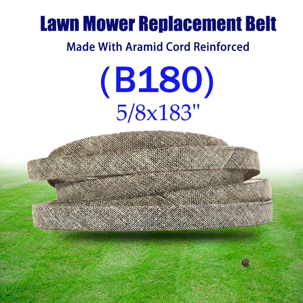 Lawn Mower Deck Belt 5/8" x 183" B180 For Husqvarna IZ6125 LZ5227 Exmark AYP 61" Cut Aramid Cord
Lawn Mower Deck Belt 5/8" x 183" B180 For Husqvarna IZ6125 LZ5227 Exmark AYP 61" Cut Aramid Cord